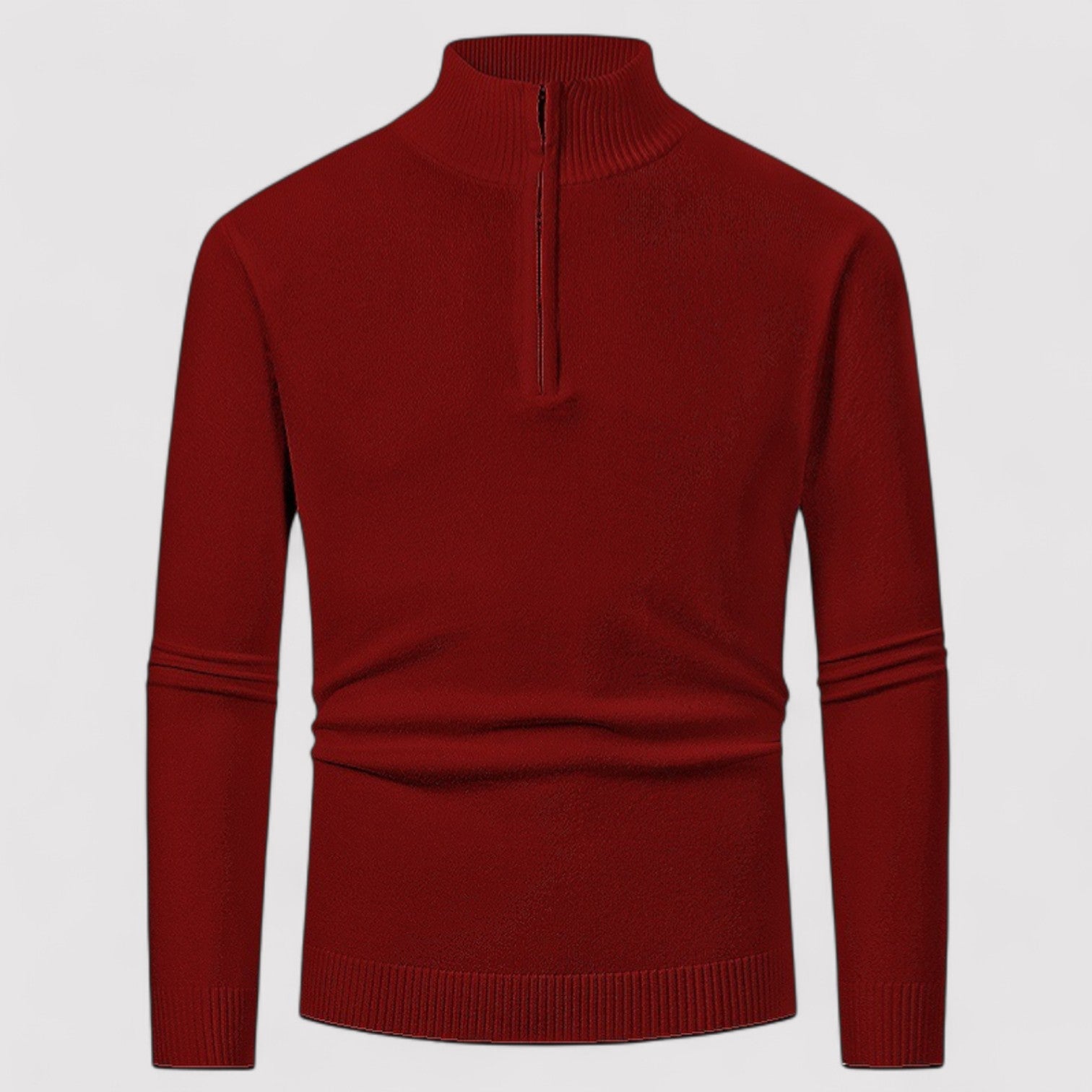 Gilet à col roulé pour hommes avec demi-zip – Nouveau style 2025