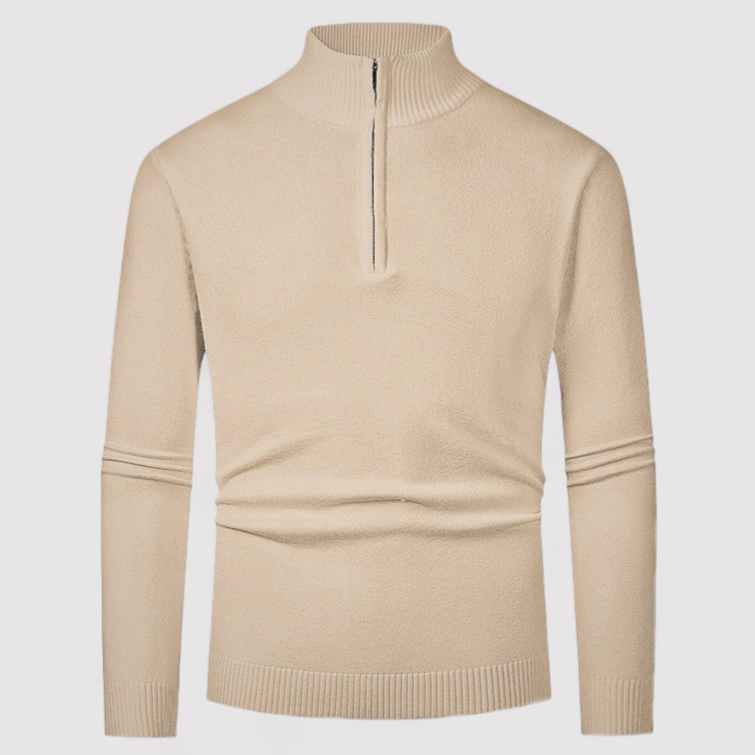 Gilet à col roulé pour hommes avec demi-zip – Nouveau style 2025