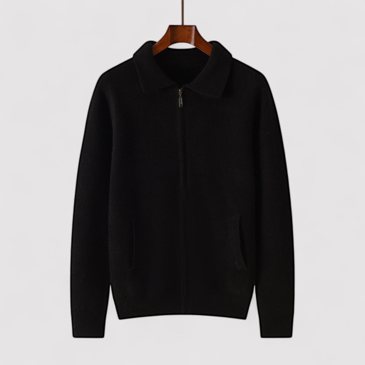 Lazaro – Gilet en Cachemire Élégant - Look Élégant/Professionnel pour Hommes