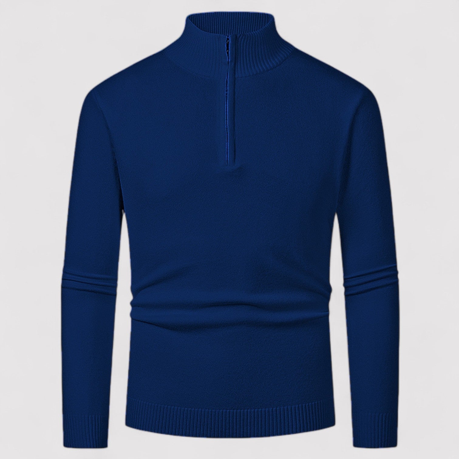 Gilet à col roulé pour hommes avec demi-zip – Nouveau style 2025