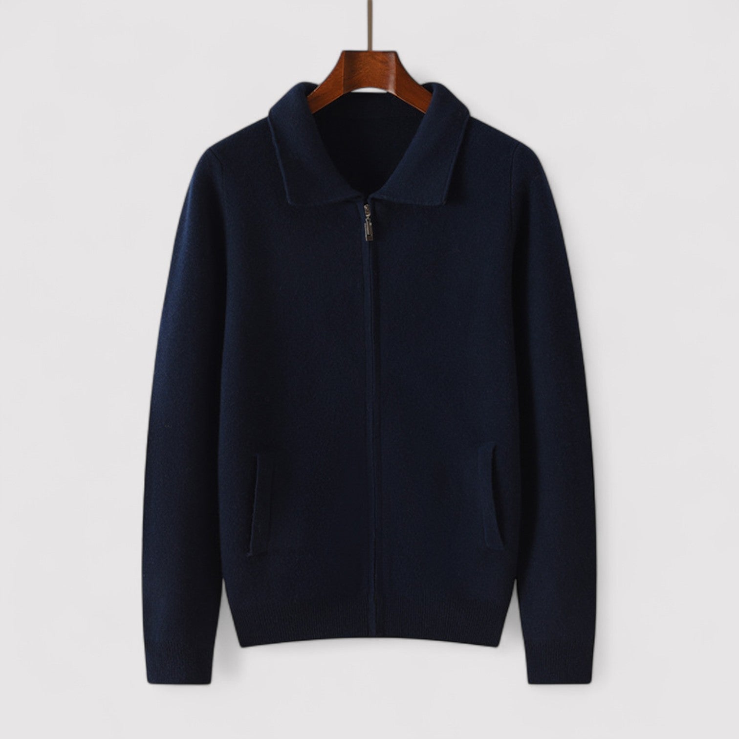 Lazaro – Gilet en Cachemire Élégant - Look Élégant/Professionnel pour Hommes