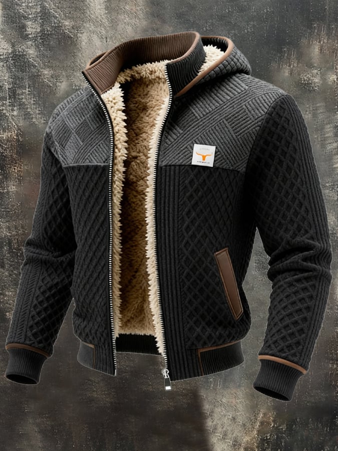 MAISON CLÉMENT PARIS™ | VESTE HOMME MATELASSÉE DOUBLÉE SHERPA