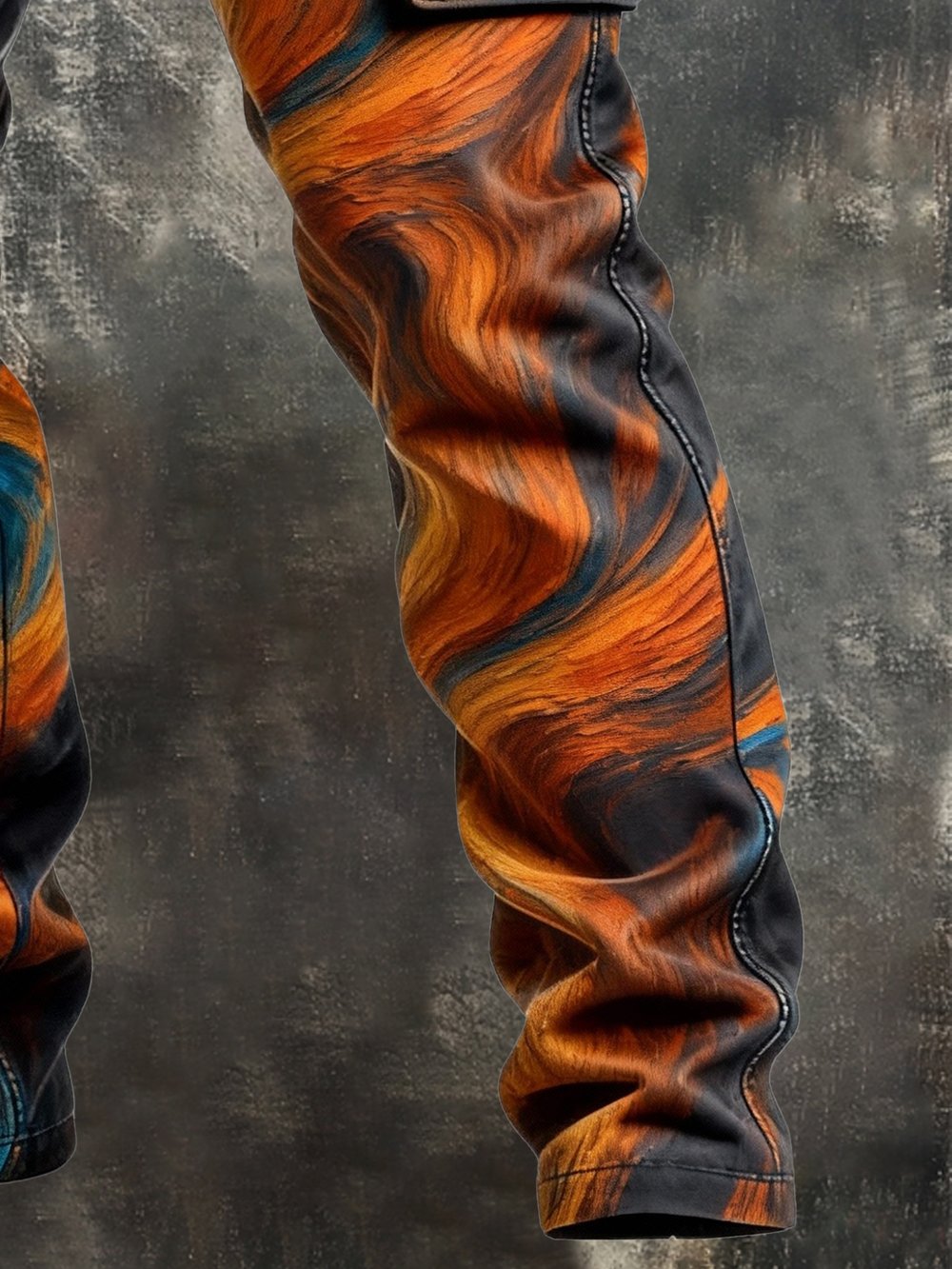 MAISON CLÉMENT PARIS™ | PANTALON CARGO MOTIF ARTISTIQUE HOMME