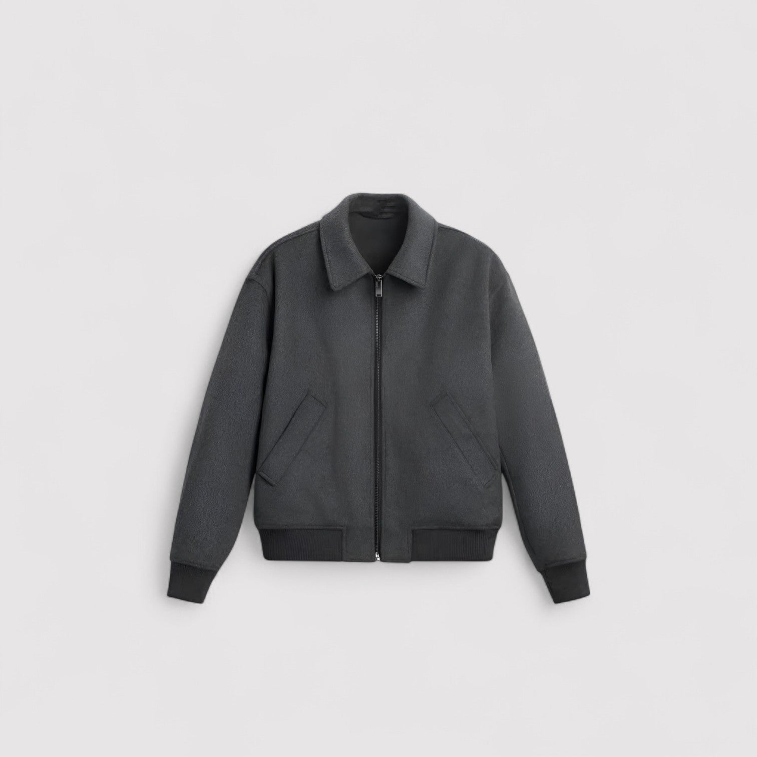 Edmondo – Manteau à col polo en laine Old Money moderne pour hommes - Automne/Hiver 2025