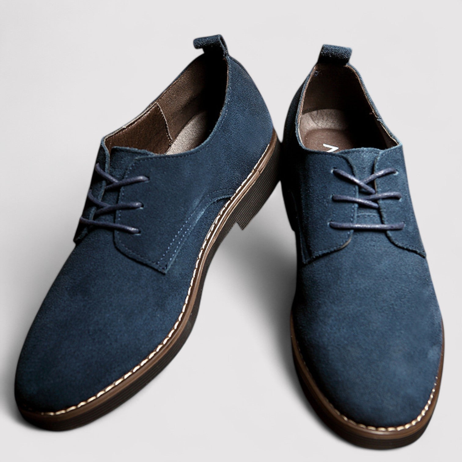 Caspian – Chaussures décontractées à lacets en suède – Chaussures classiques pour hommes