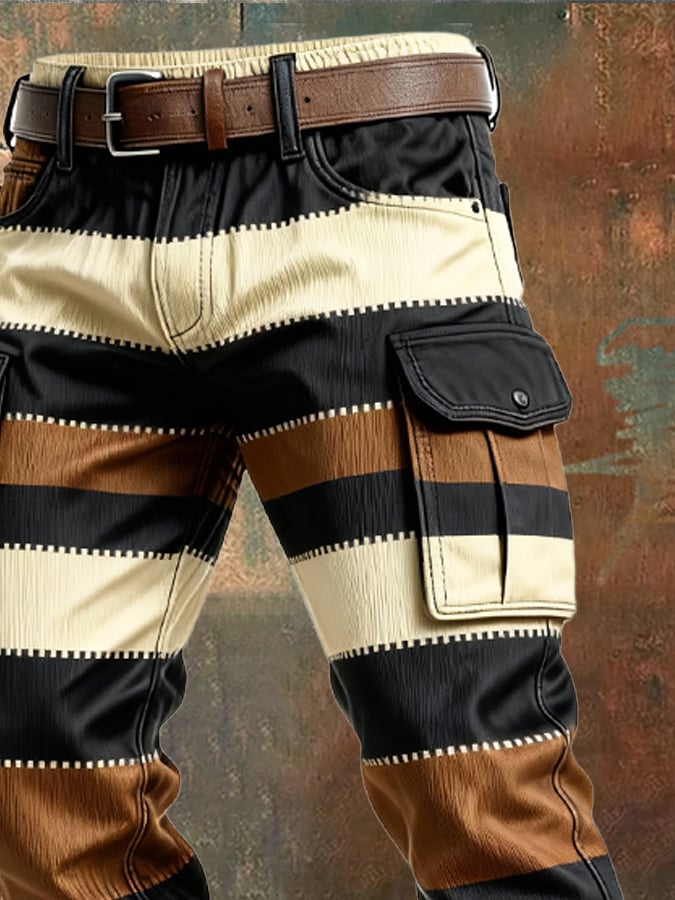 MAISON CLÉMENT PARIS™ | PANTALON CARGO PATCHWORK HOMME