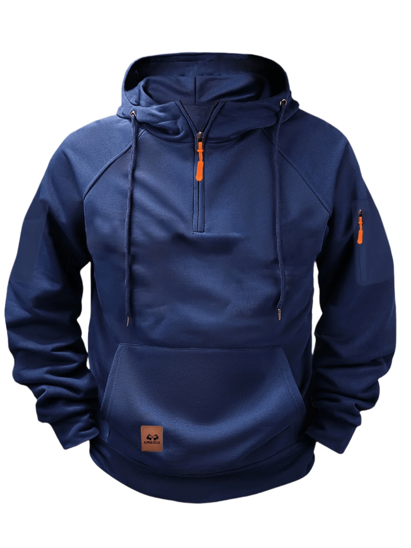 Aerlux Fleece Utility Hoodie | Sweat à capuche décontracté avec plusieurs poches pour hommes