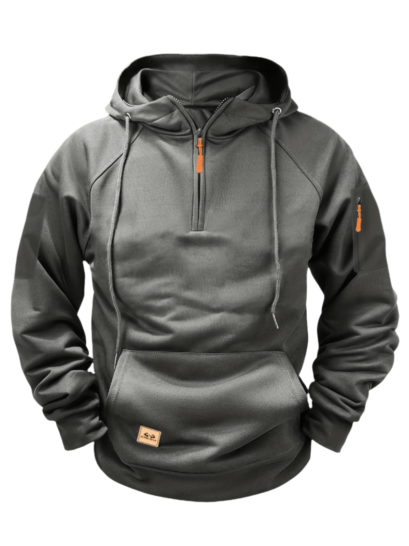 Aerlux Fleece Utility Hoodie | Sweat à capuche décontracté avec plusieurs poches pour hommes