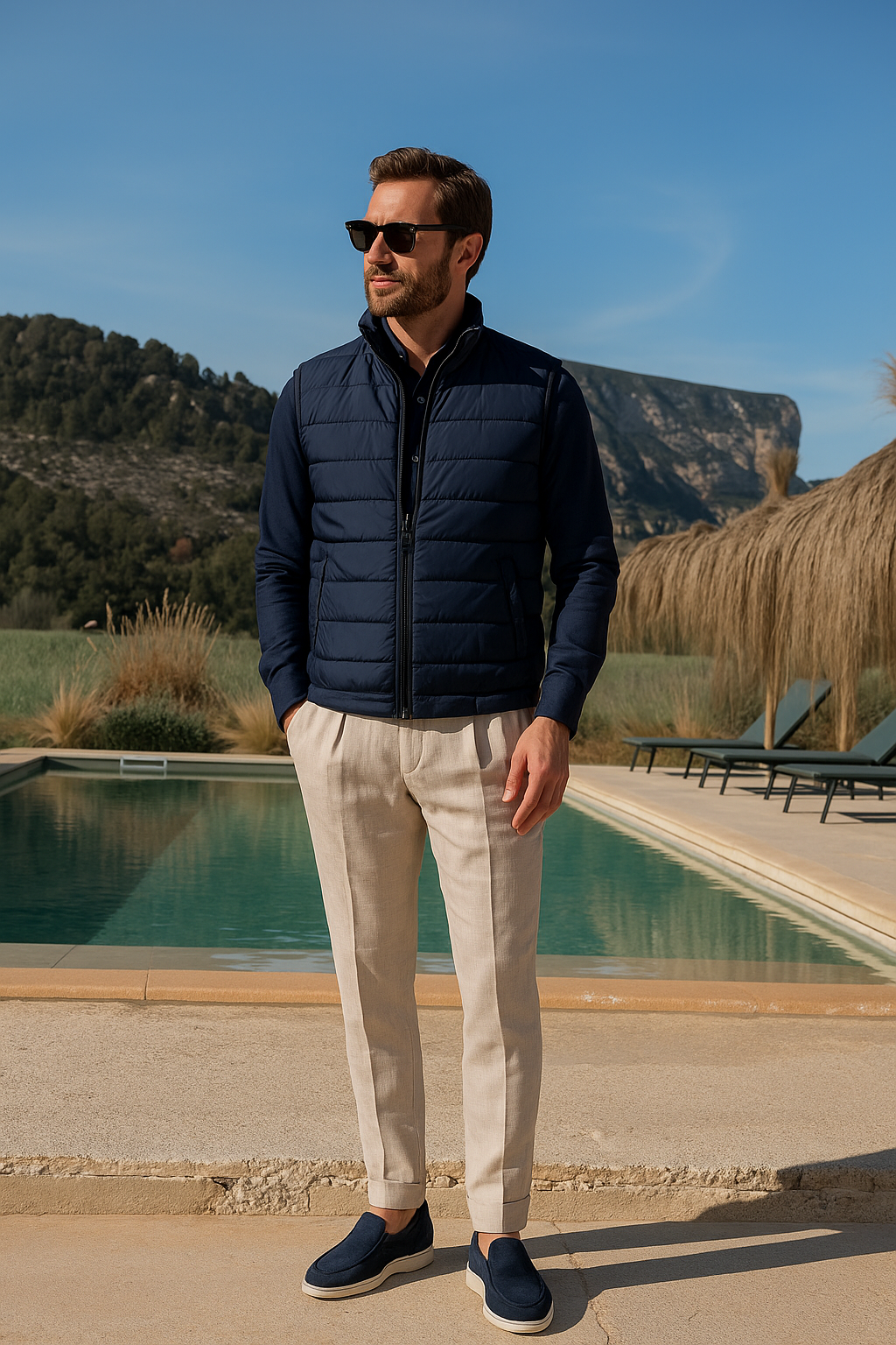 Bram - Gilet d'hiver élégant sans manches en 3 couleurs 2025