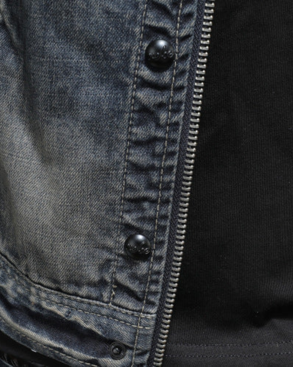Milano - Veste en denim bleue
