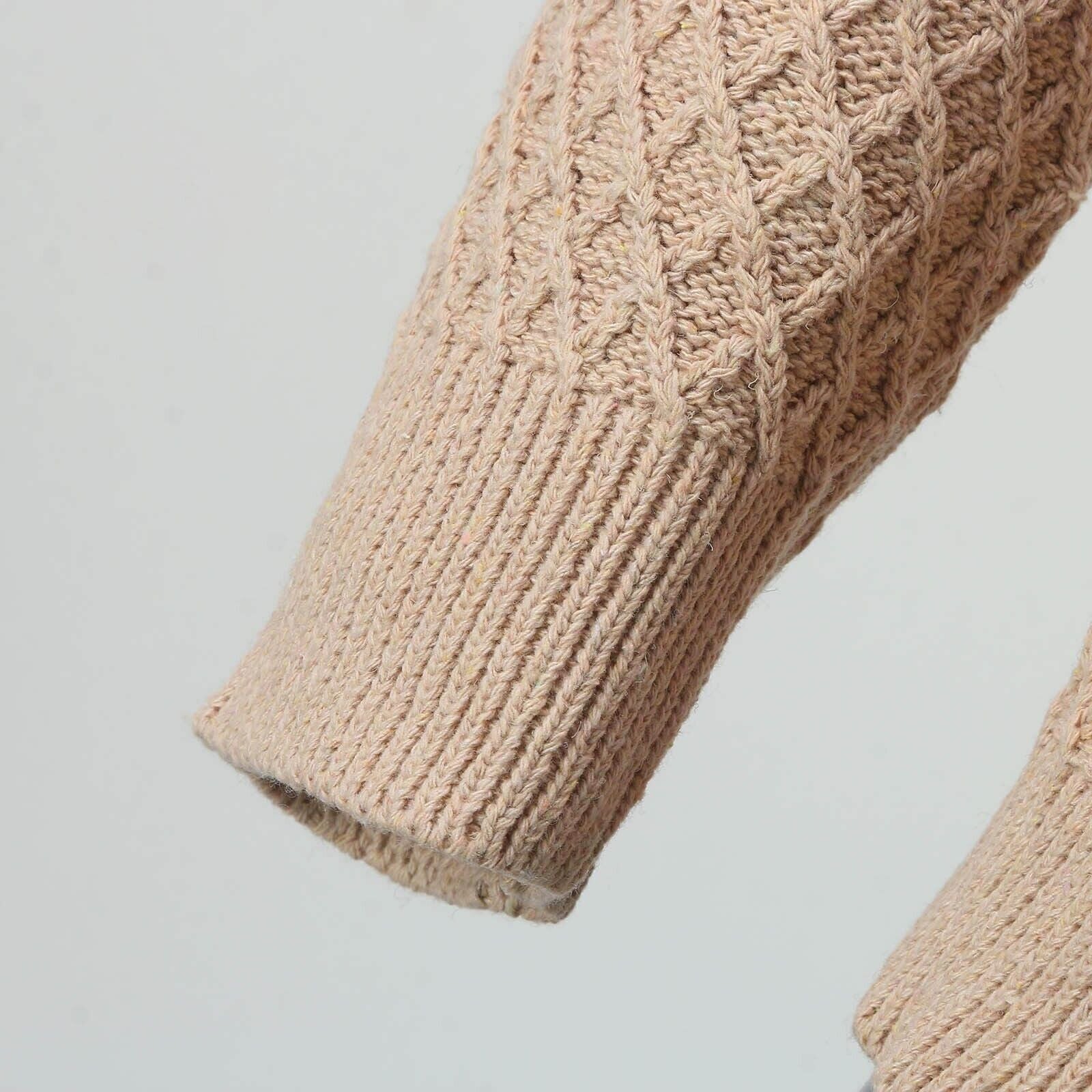 Maison Clément Paris - Gilet pour Homme en Laine à Mailles Grosses avec Boutons – Pull d'Hiver Style Old Money