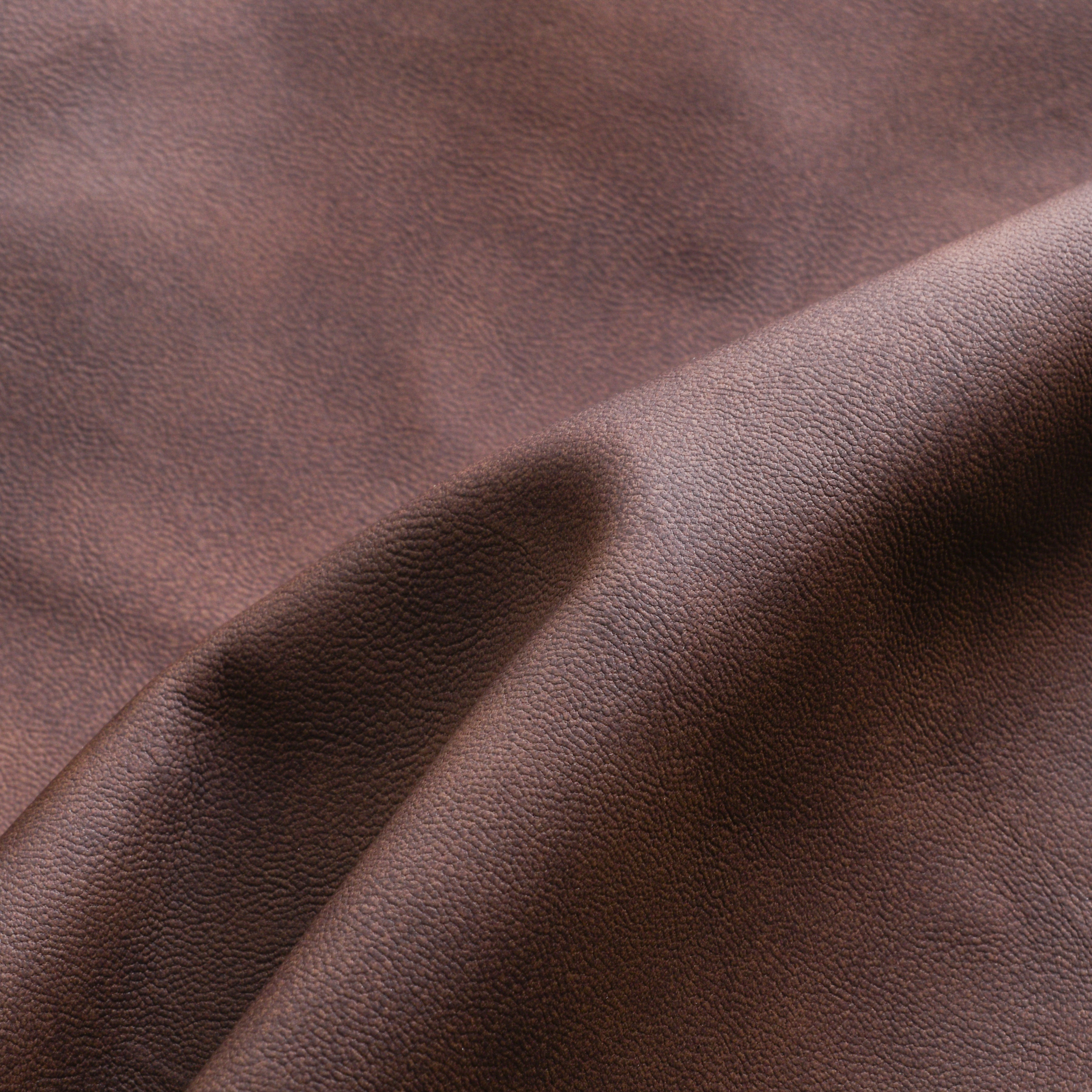 Veste en cuir pour hommes – Veste classique slim fit avec fermeture éclair, noire, vert armée ou brune