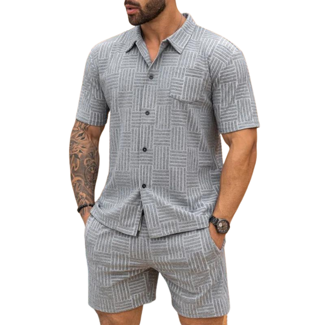 Ensemble Chemise Resort et Short pour Homme Old-Money