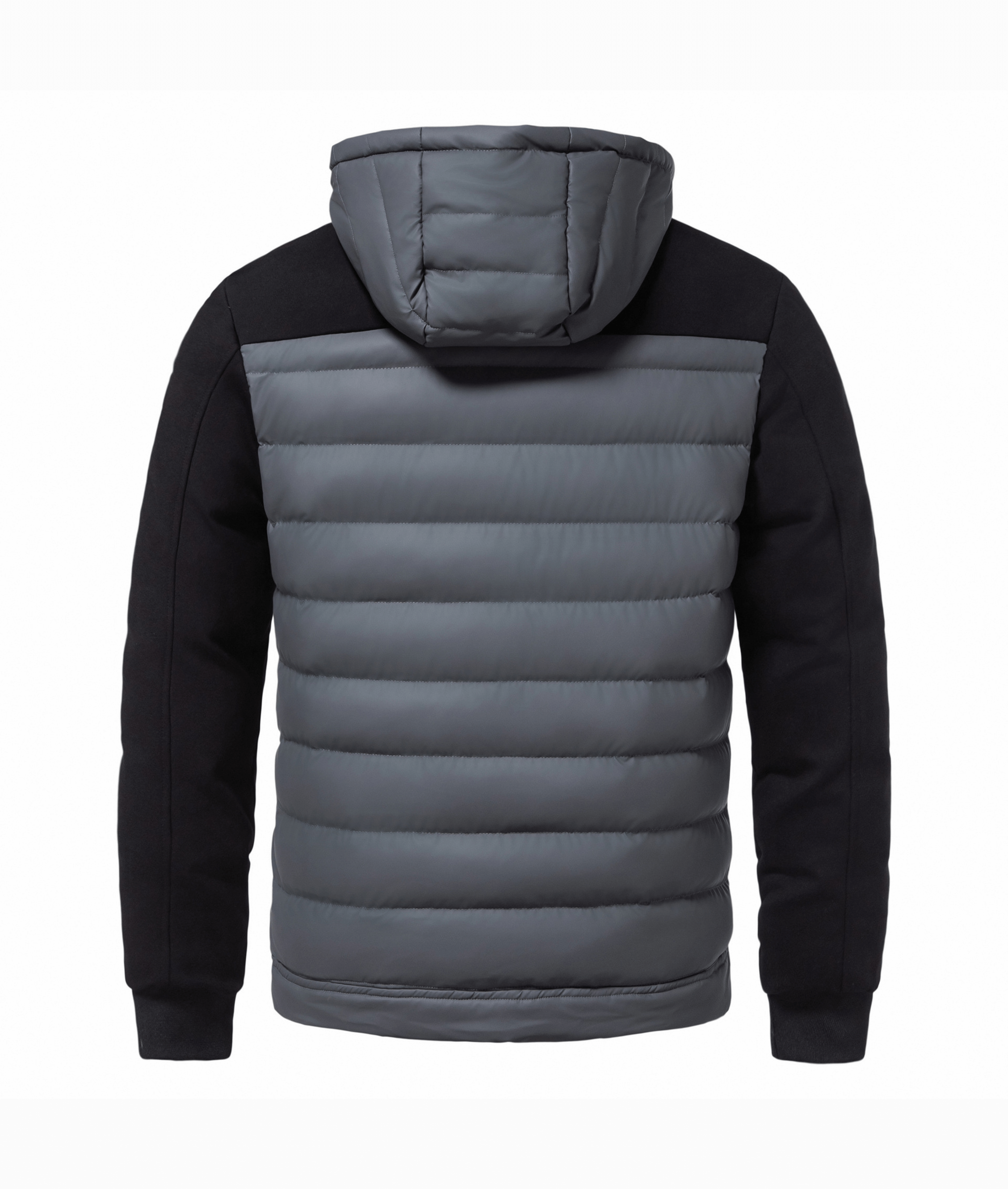 Florencio - Manteau d'hiver décontracté pour homme Old Money Gris/Noir
