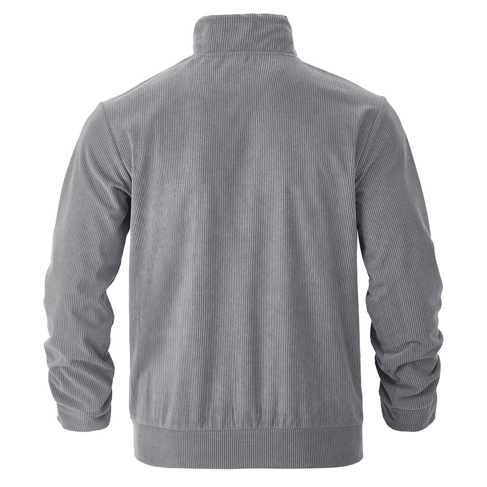 Veste d'hiver cargo en corduroy stylée – Veste intemporelle pour homme à poches multiples