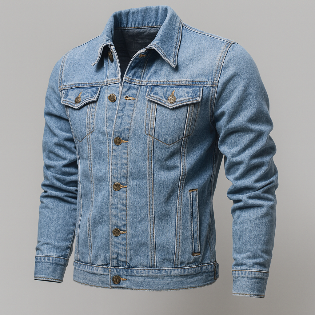 Veste en jean classique pour hommes