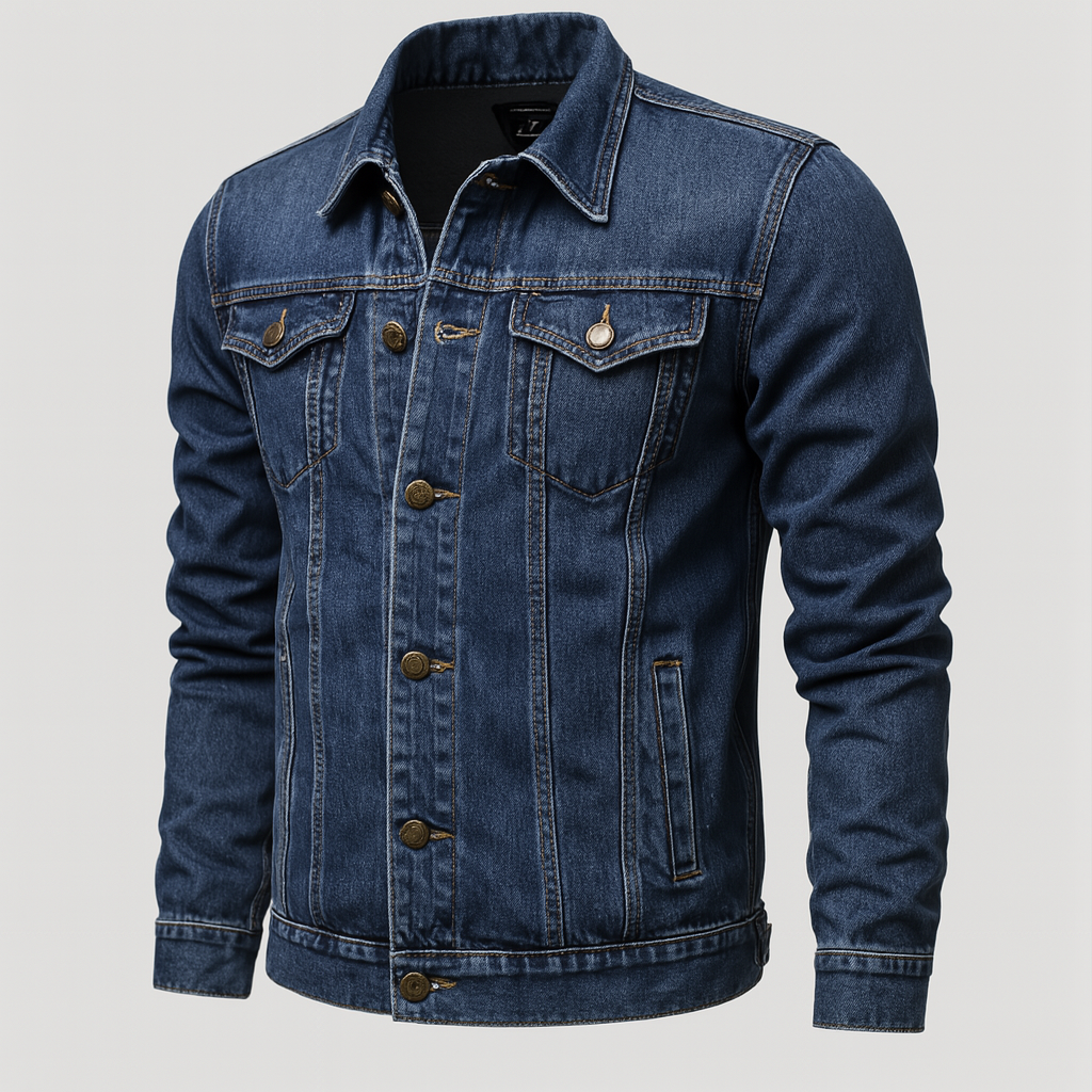 Veste en jean classique pour hommes