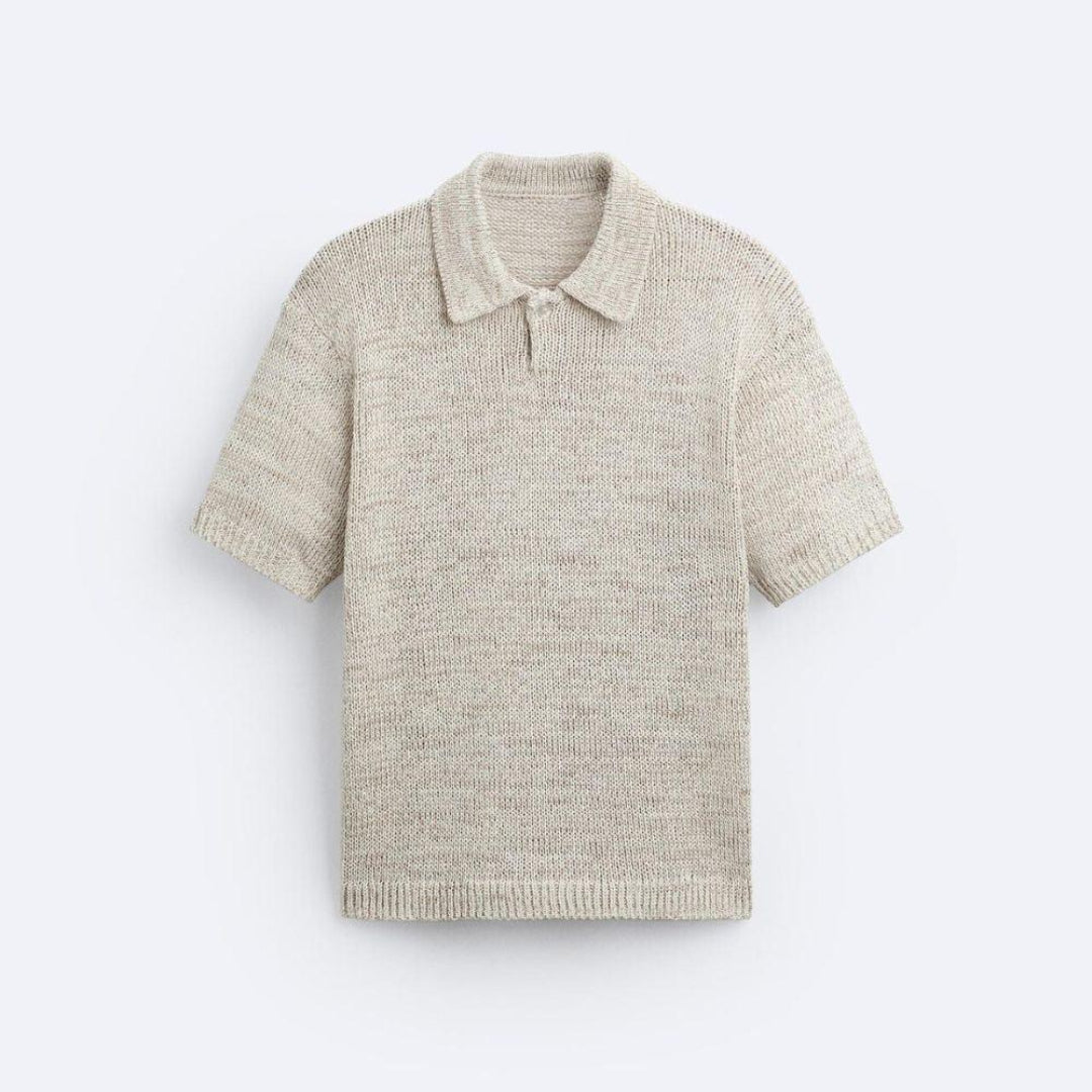 Polo Tricoté Décontracté Homme avec Boutons | Maison Clément Paris