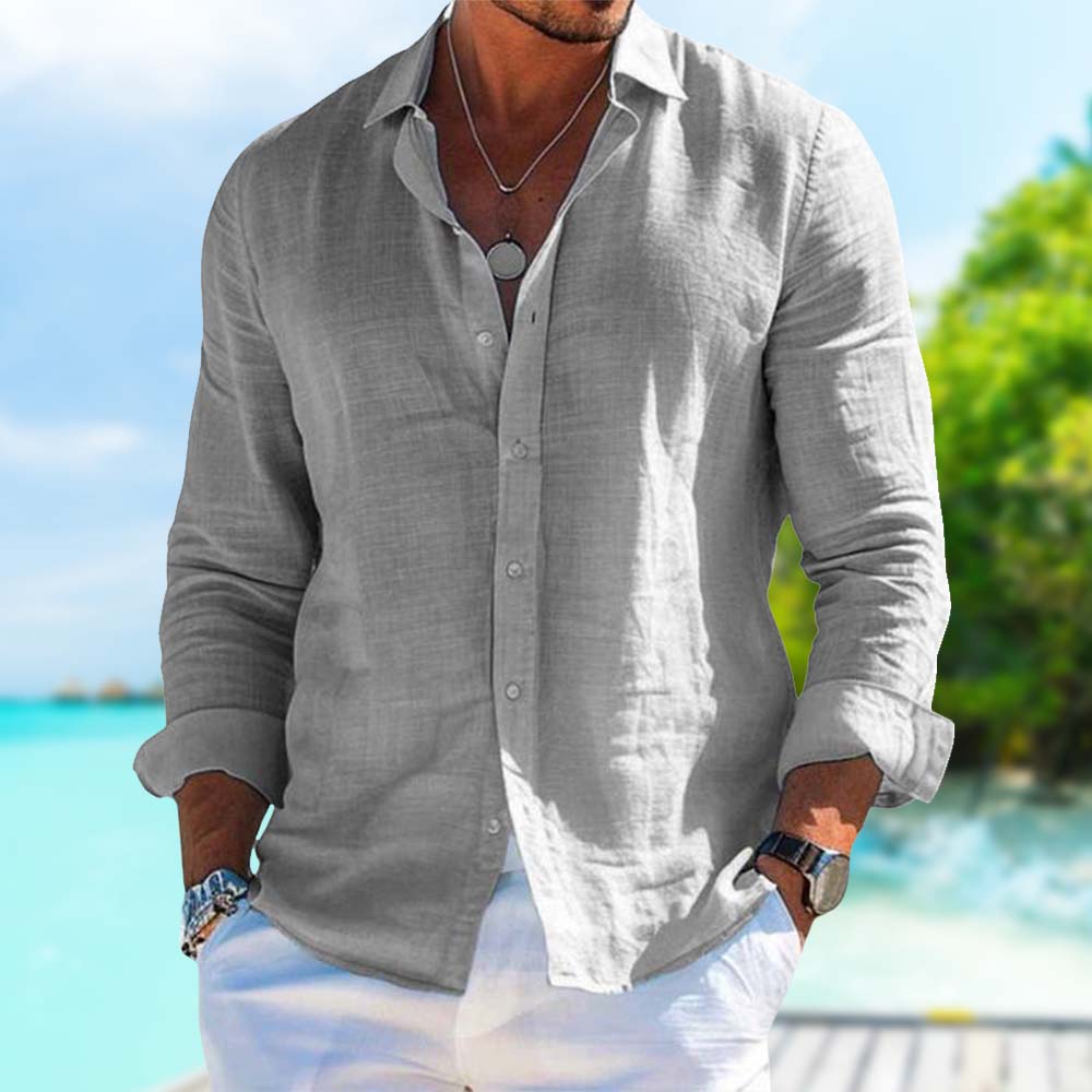 Chemise décontractée élégante en lin