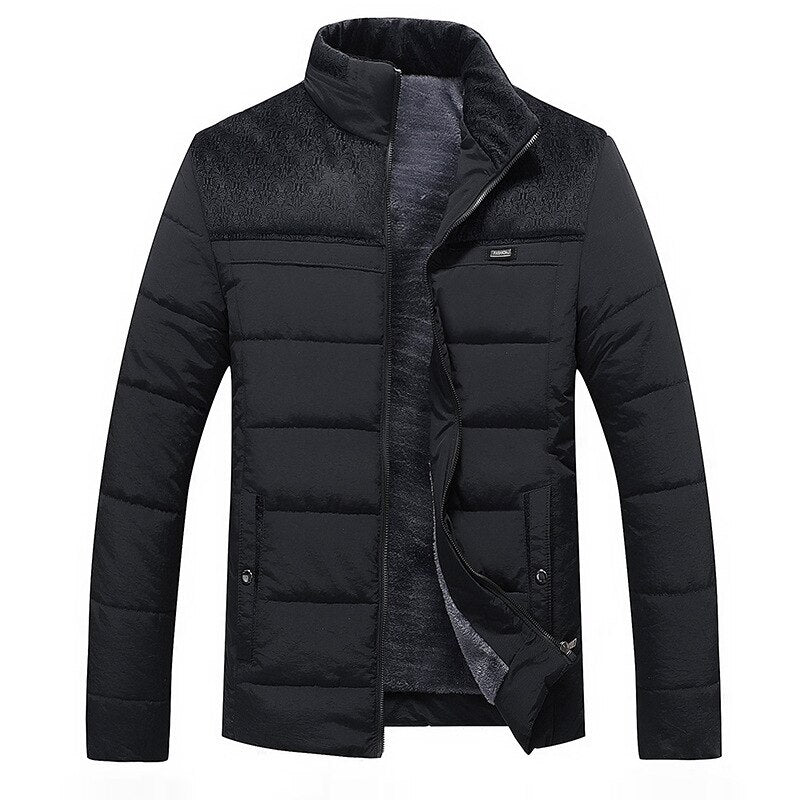 Veste en polaire bicolore de luxe pour hommes