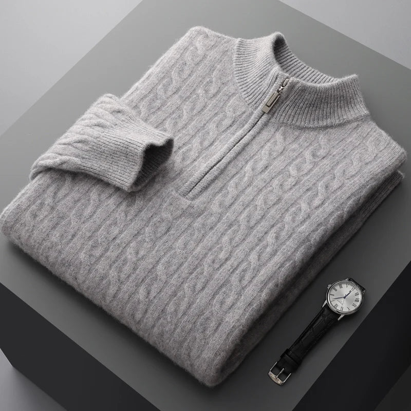 Pull sur mesure de luxe pour hommes