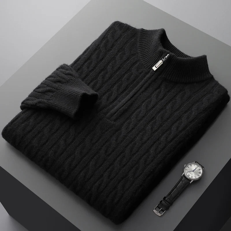 Pull sur mesure de luxe pour hommes