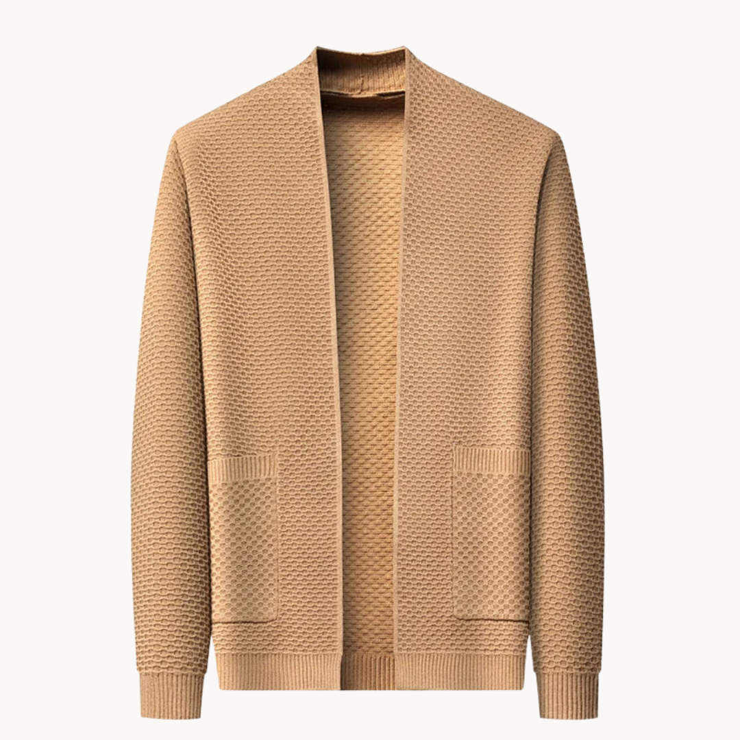 Melchor - Cardigan tricoté Old Money
