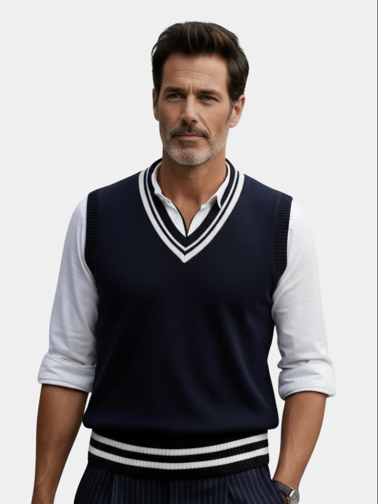 Gilet Tricot Essentiel Vieille Argent