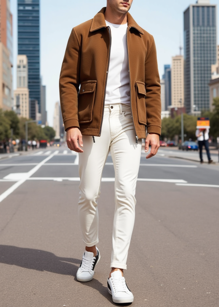 Gianluca - Manteau d'Hiver Élégant en Laine pour Homme avec Poches