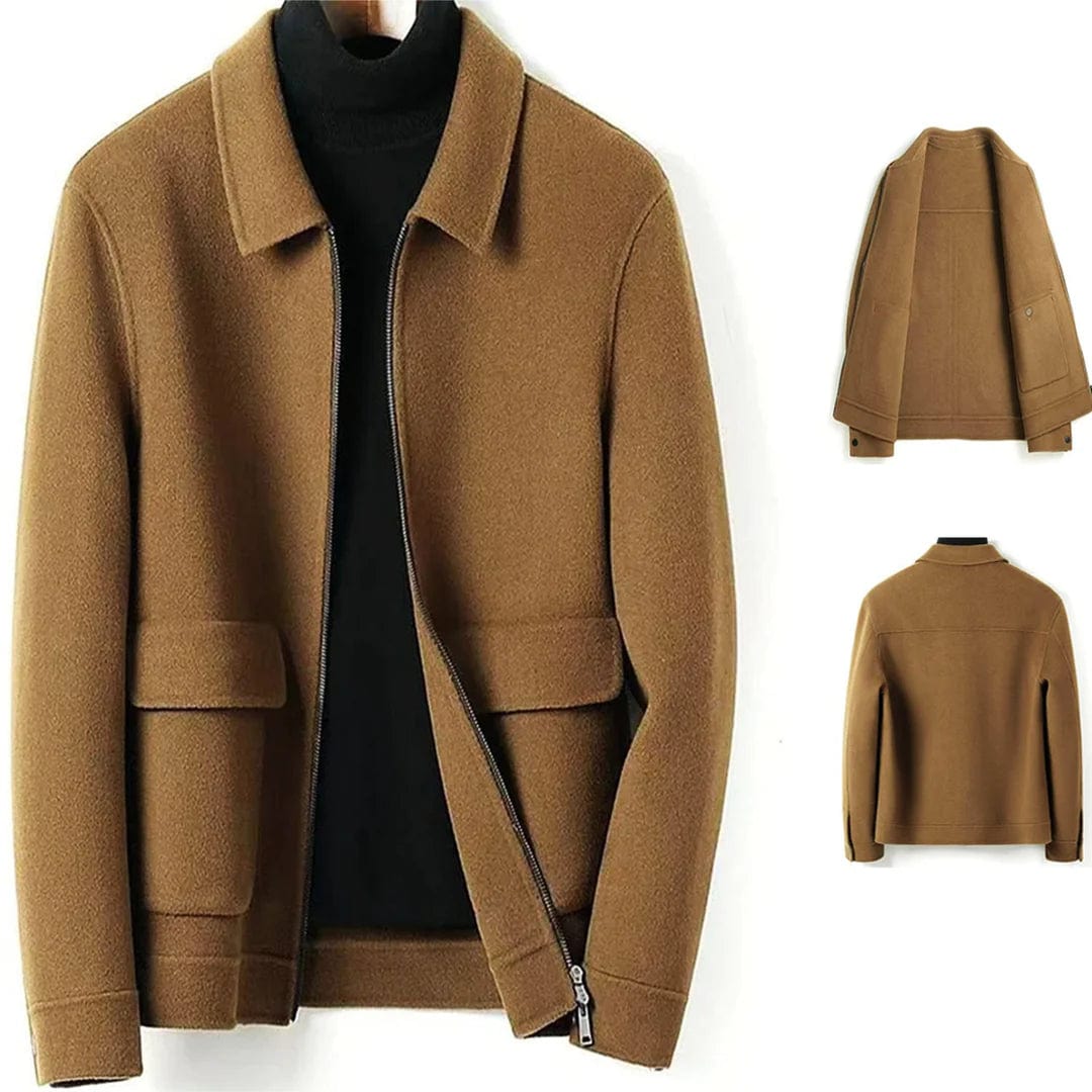 Gianluca - Manteau d'Hiver Élégant en Laine pour Homme avec Poches