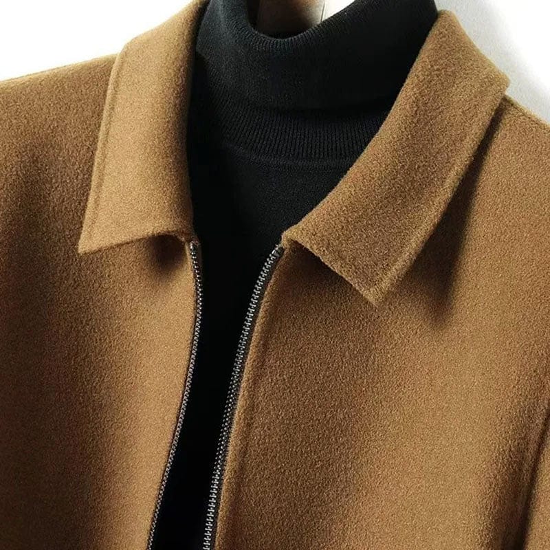 Gianluca - Manteau d'Hiver Élégant en Laine pour Homme avec Poches