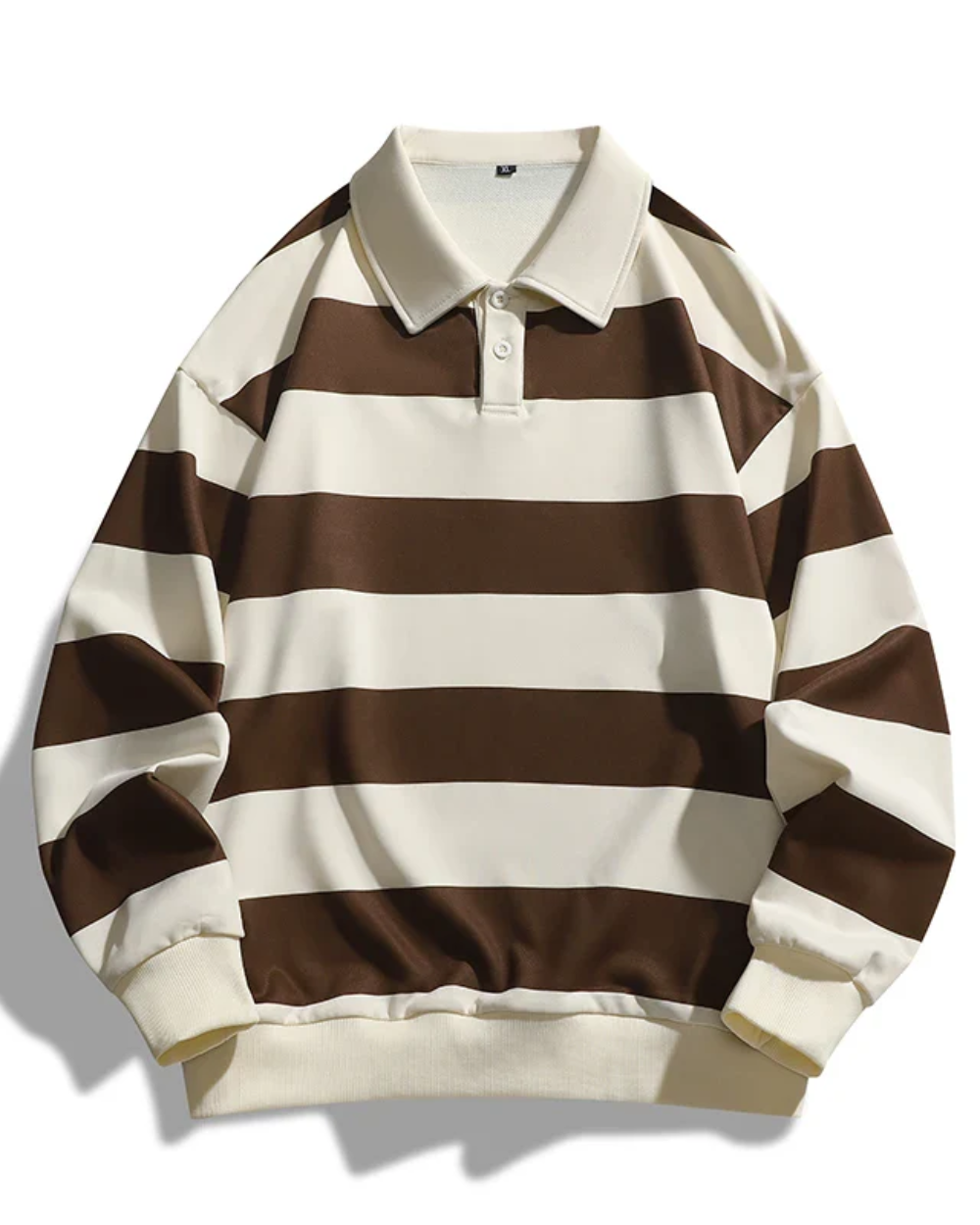 Domenic - Polo en laine Old Money à rayures