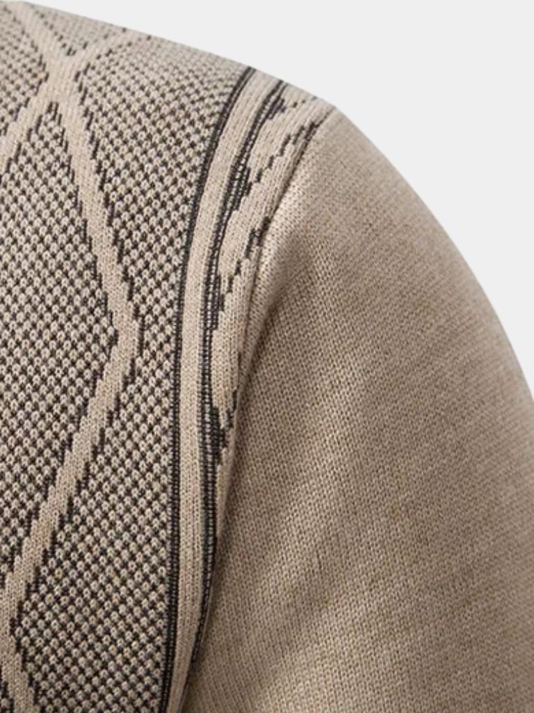 Pull en maille essentiel Old Money - Croix et Couronne