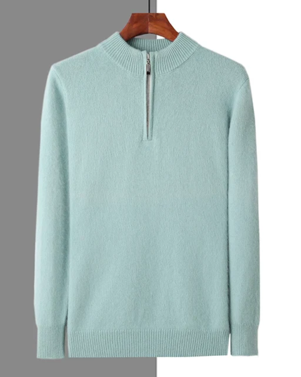 Pull zippé en cachemire de Genève