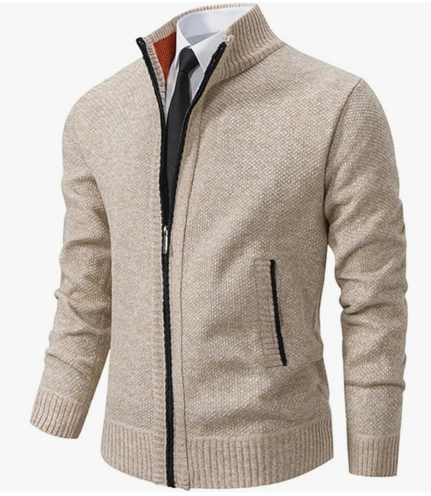 Maison Clément Paris™ | Cardigan Zippé en Lain Mérinos