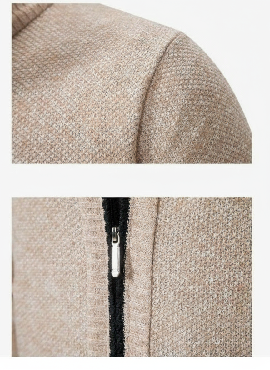 Maison Clément Paris™ | Cardigan Zippé en Lain Mérinos