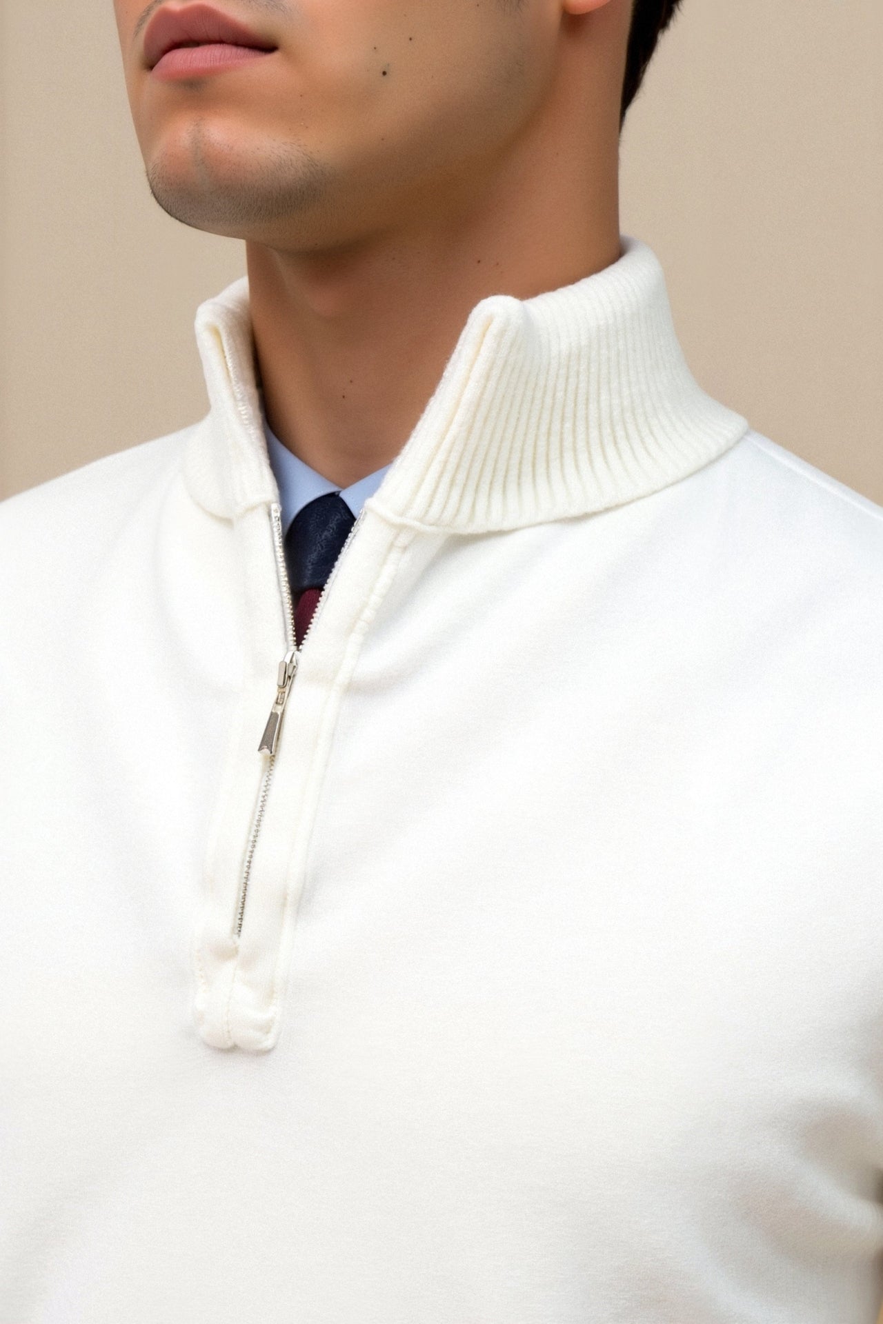 Ted – Pull à quart de fermeture éclair pour hommes