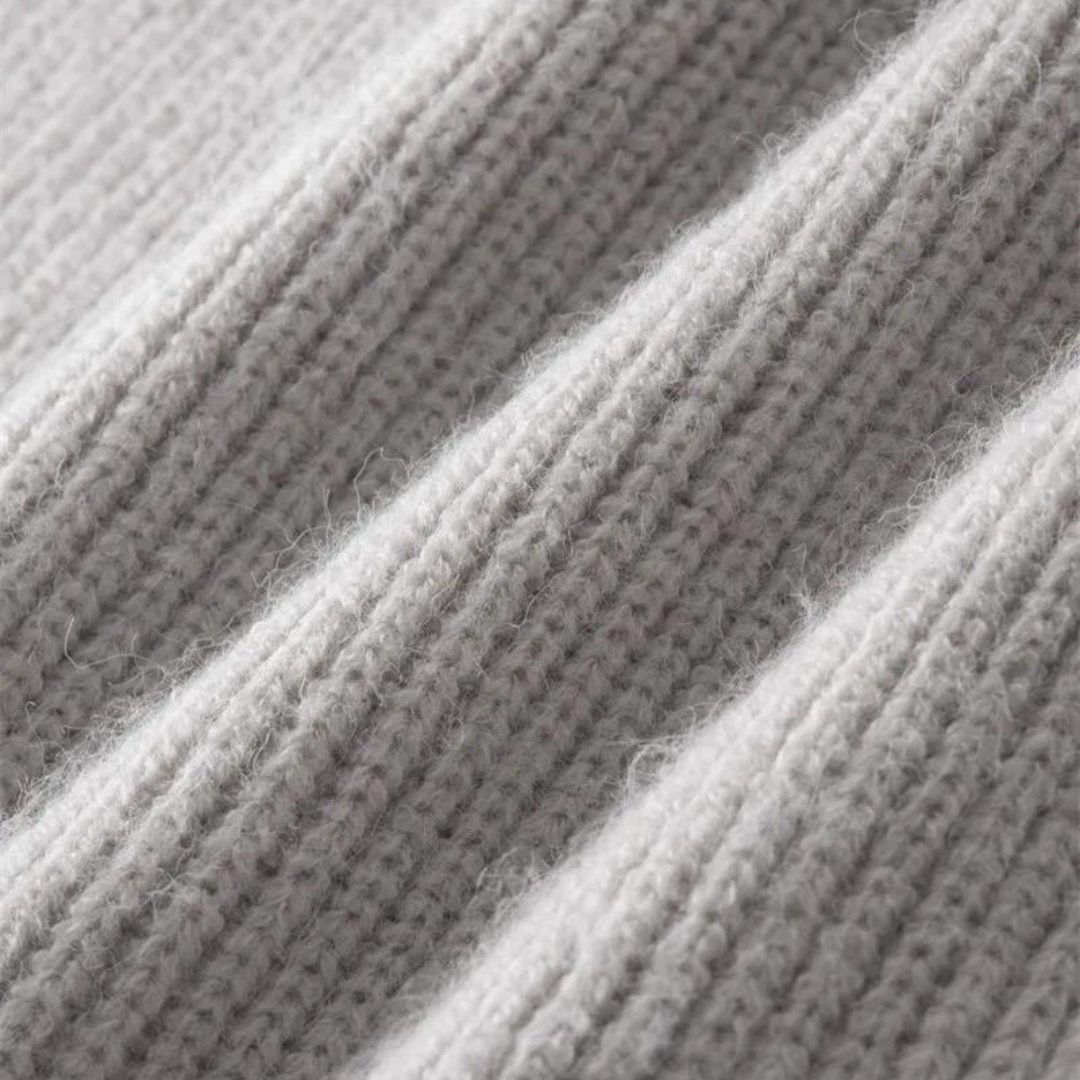 Gilet Old Money en Cachemire pour Homme – Gilet Chaud avec Fermeture Éclair Complète