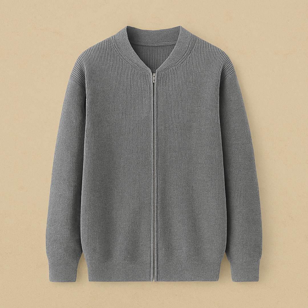 Tyson – Gilet en coton tricoté décontracté