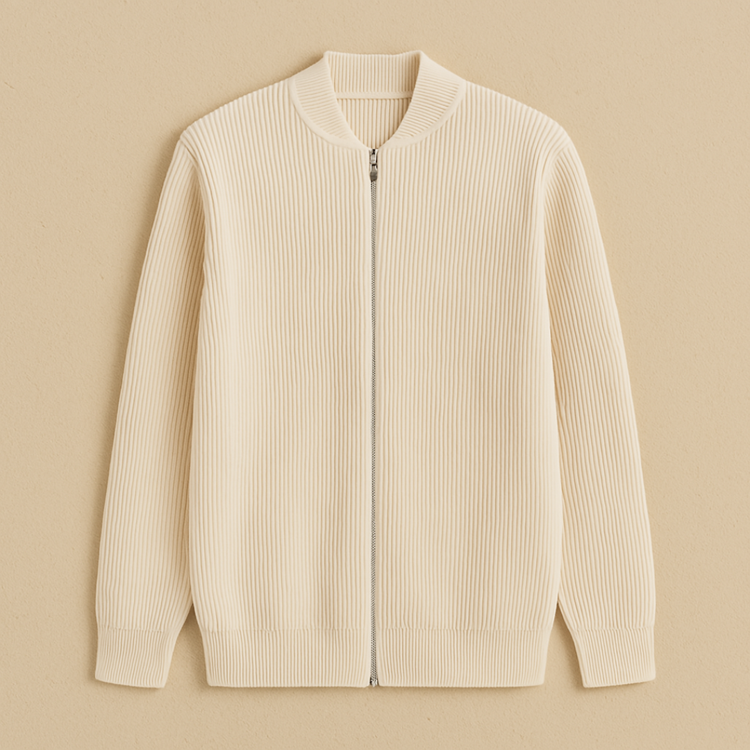 Tyson – Gilet en coton tricoté décontracté