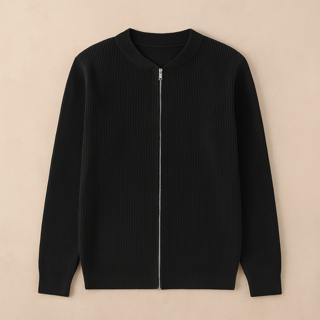 Tyson – Gilet en coton tricoté décontracté