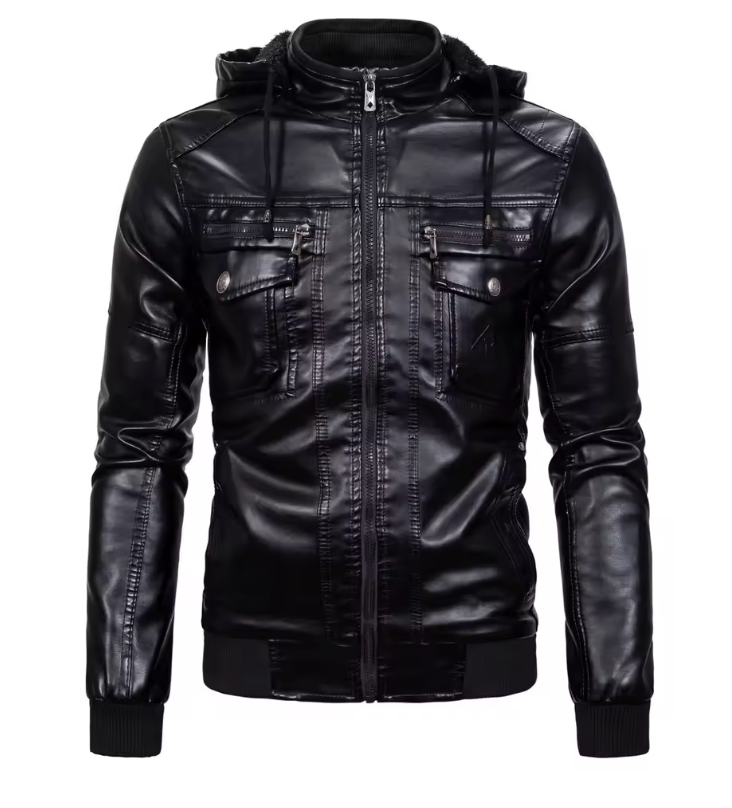 Veste en Cuir de Luxe