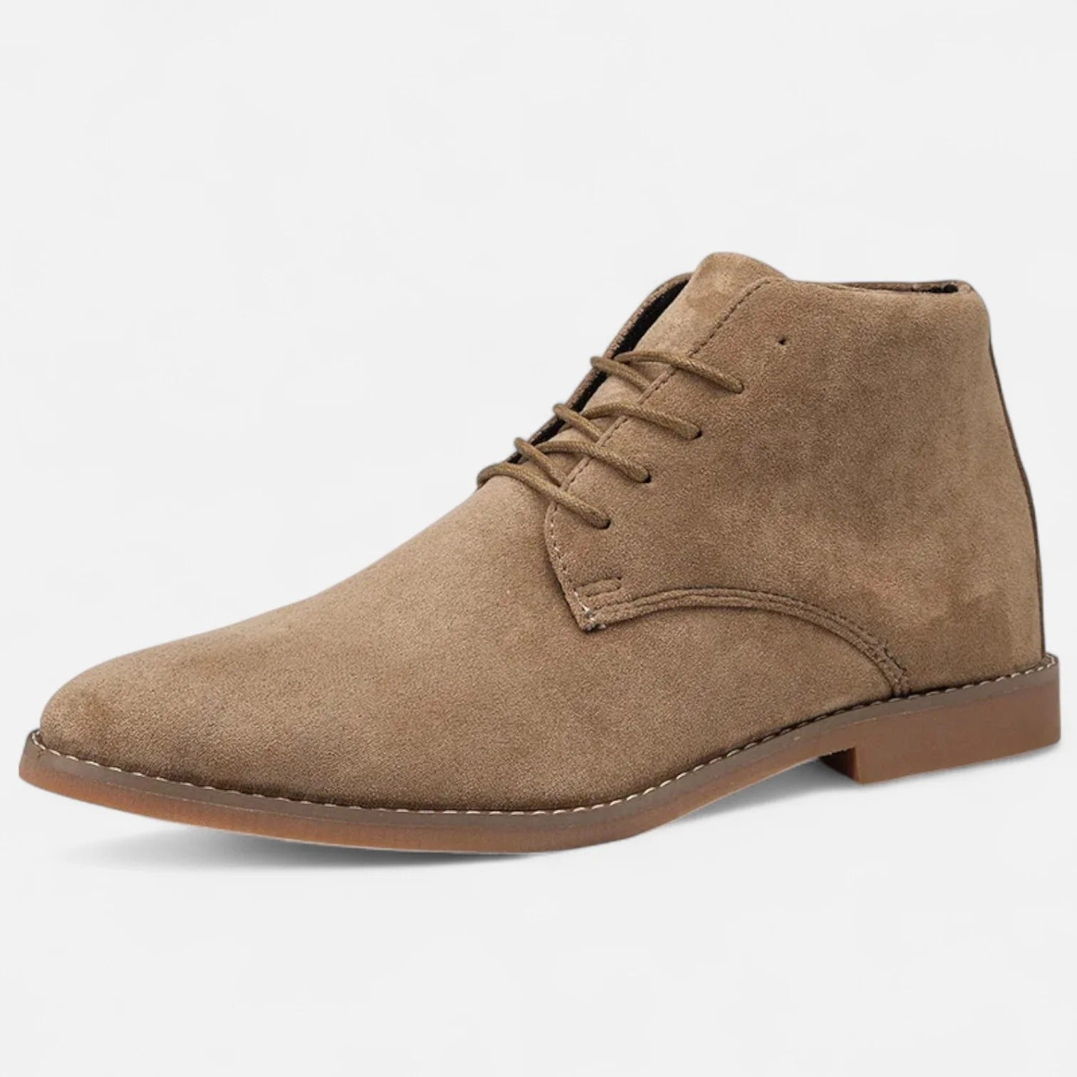 Bottines en Suède pour Hommes – Look Classique Business en Brun
