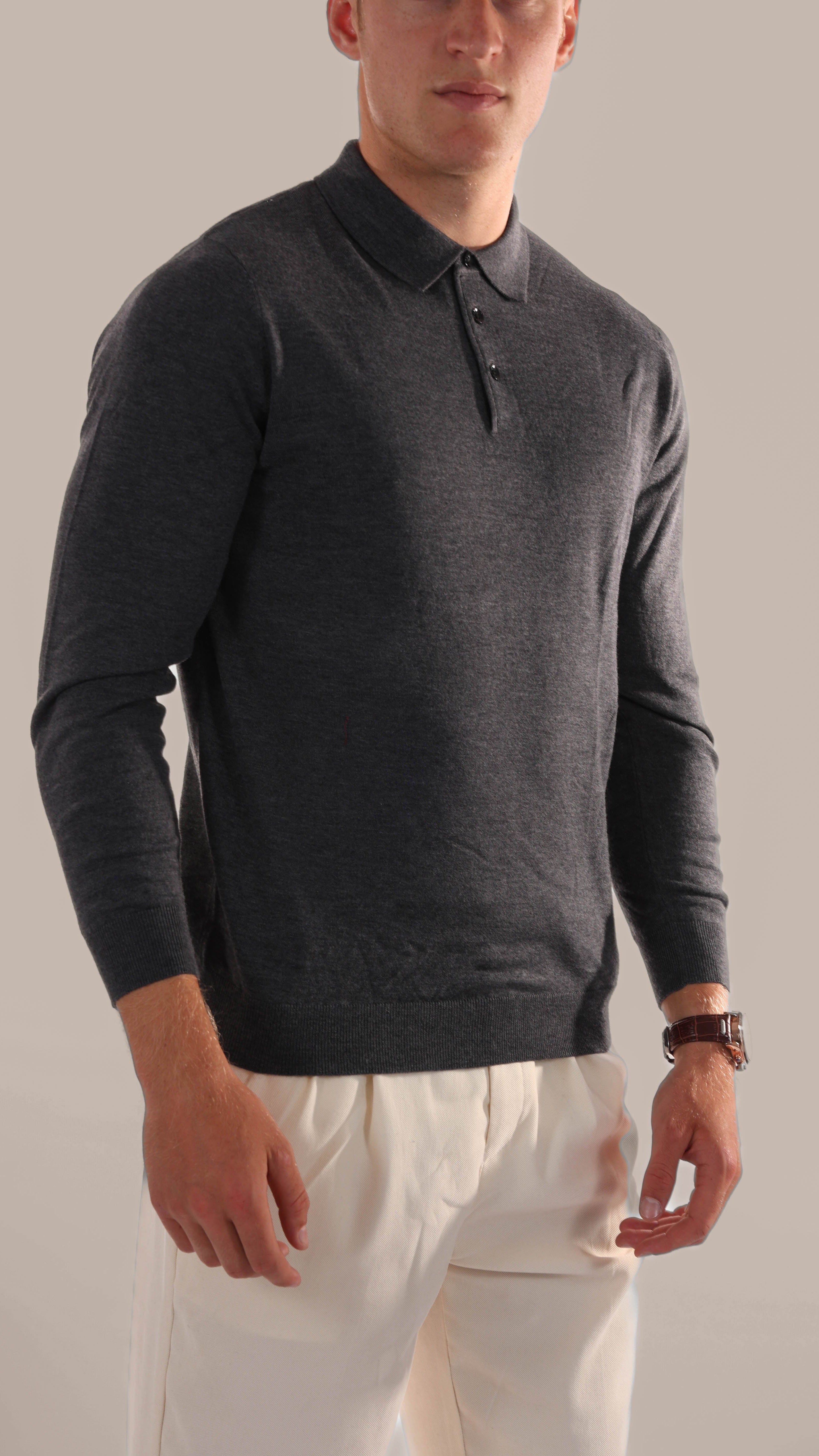 Vincent - Polo Old Money à Manches Longues
