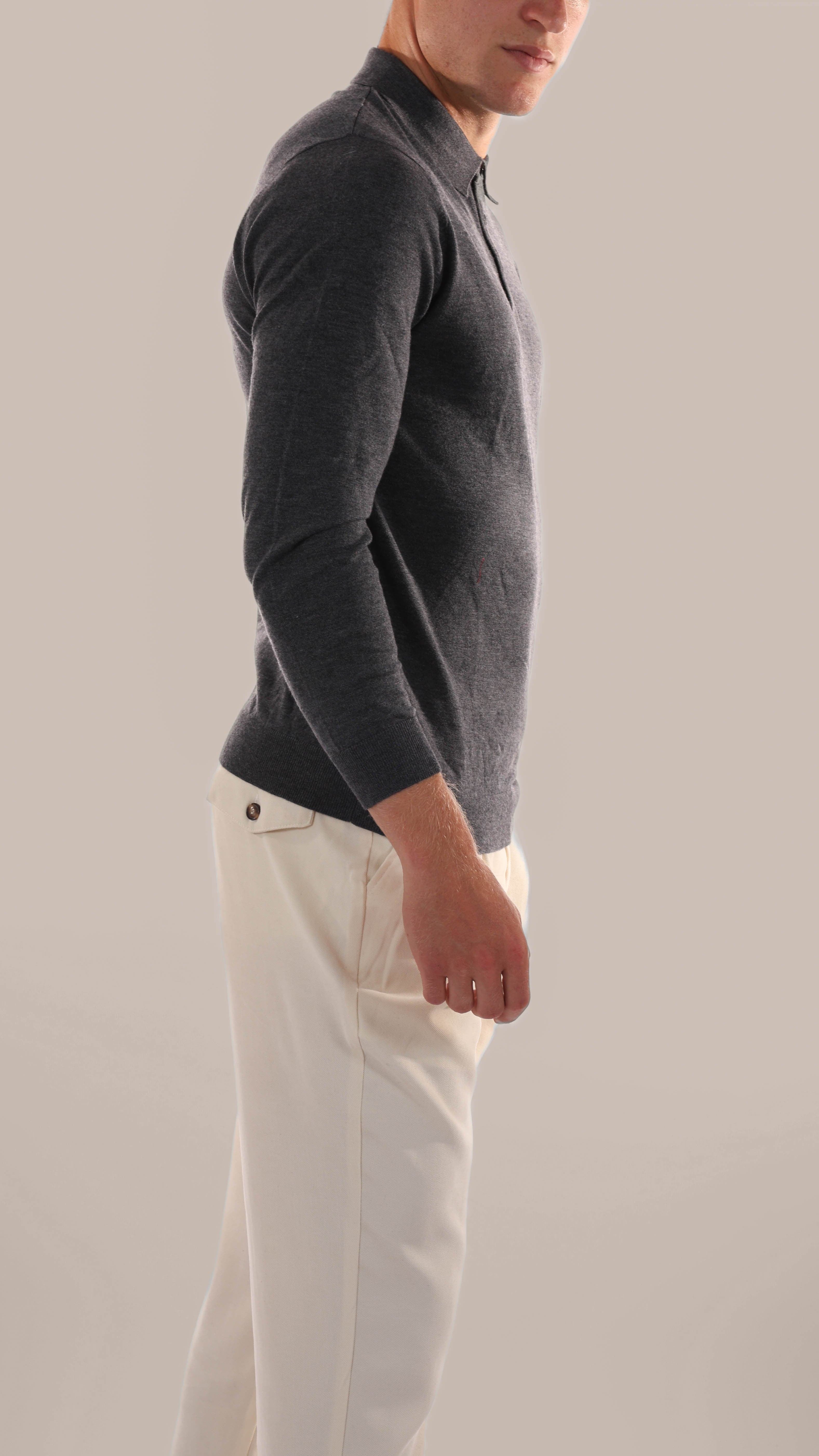 Vincent - Polo Old Money à Manches Longues