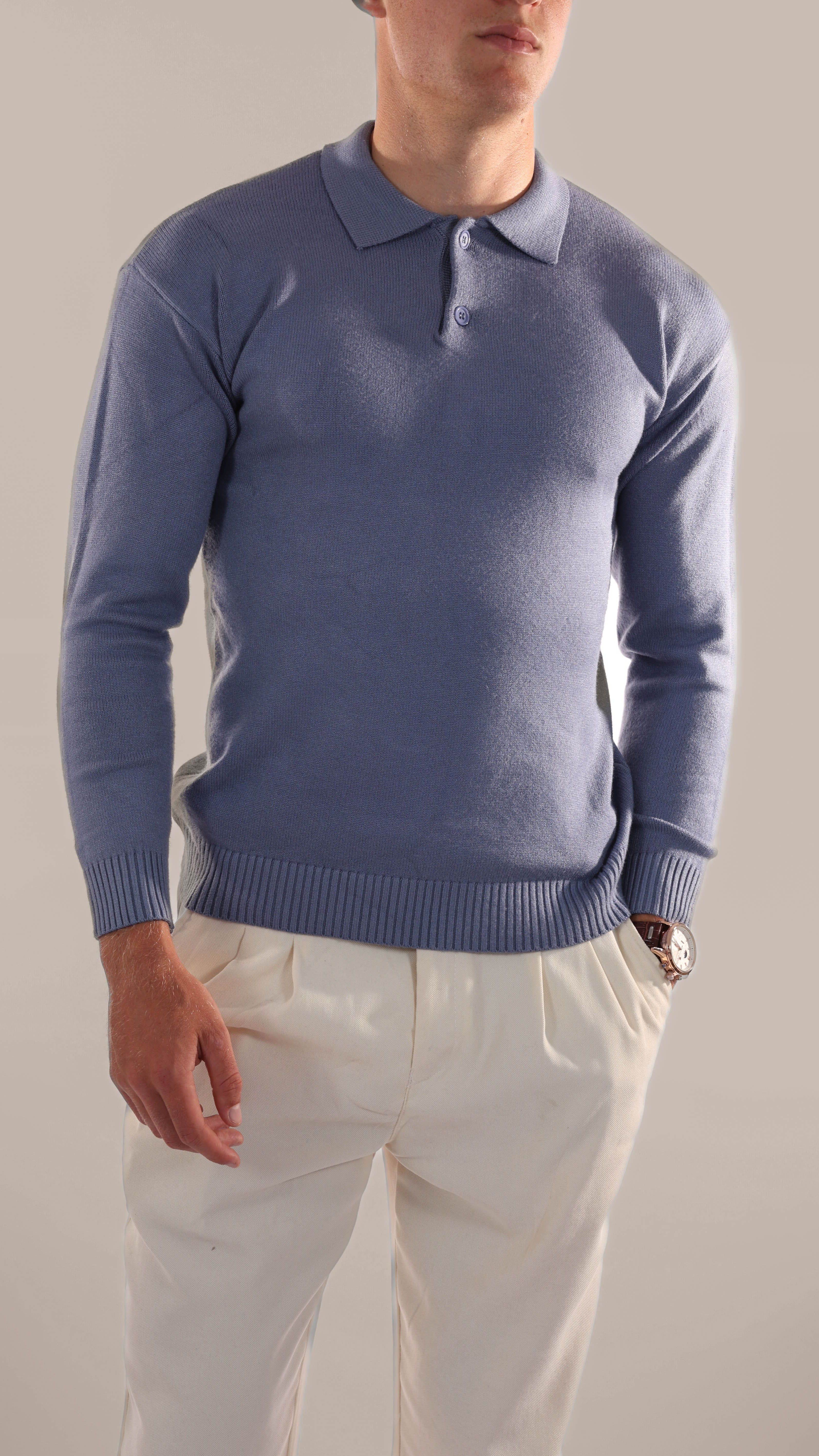 Vincent - Polo Old Money à Manches Longues