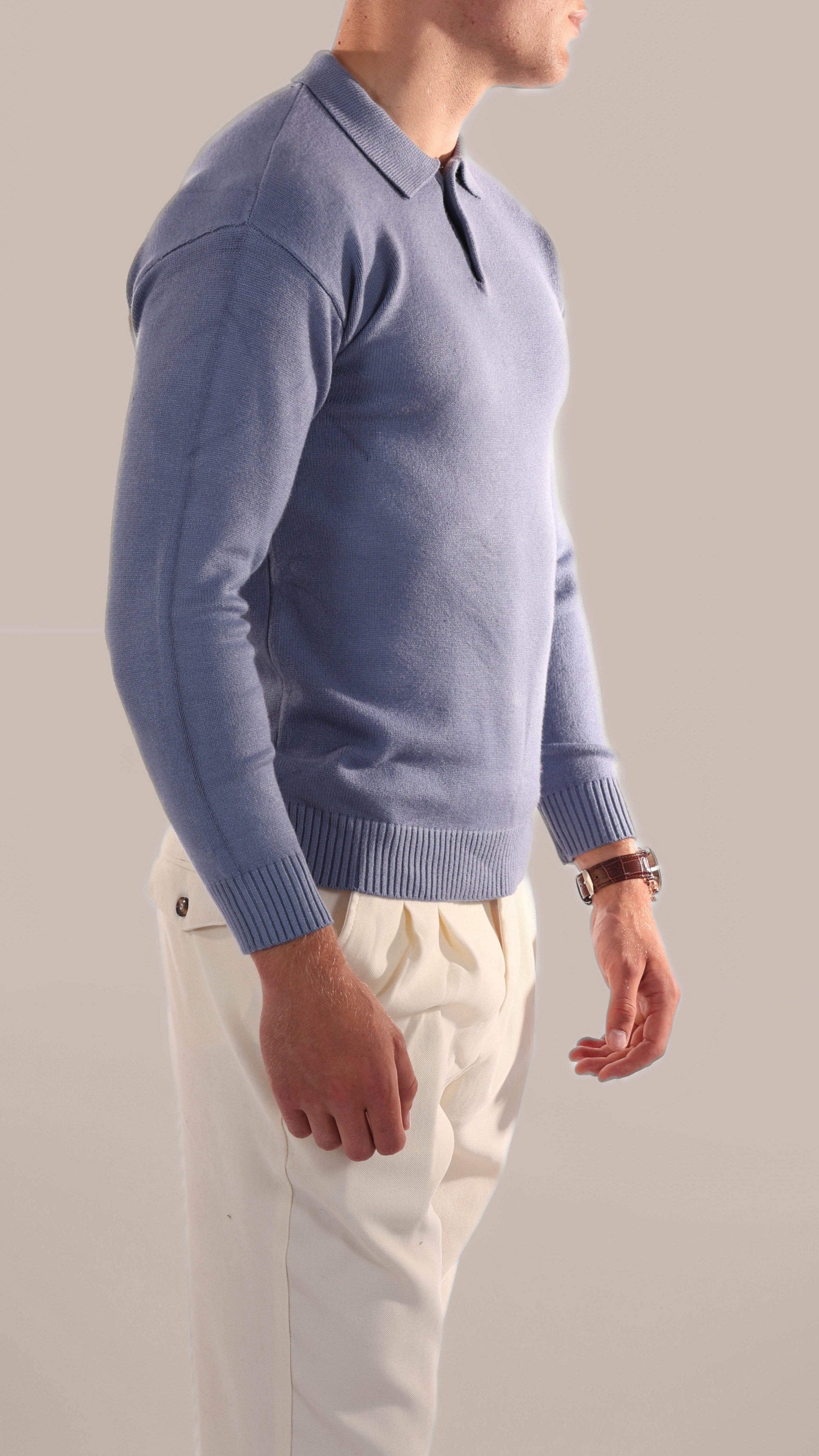 Vincent - Polo Old Money à Manches Longues