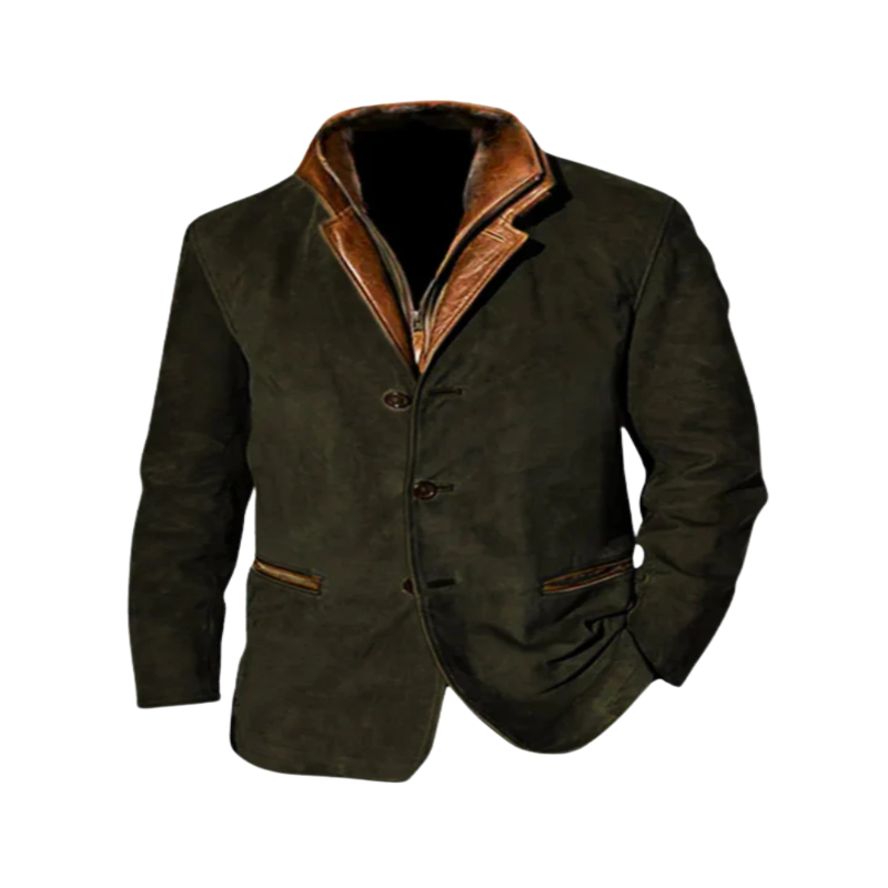 Veste blazer pour hommes – Veste en daim de luxe
