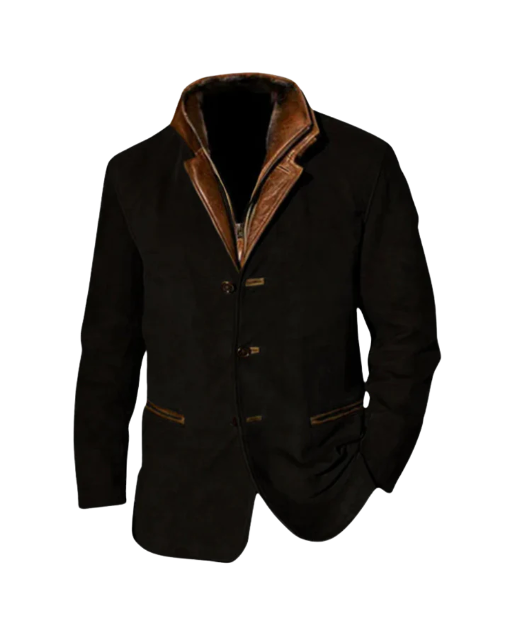 Veste blazer pour hommes – Veste en daim de luxe