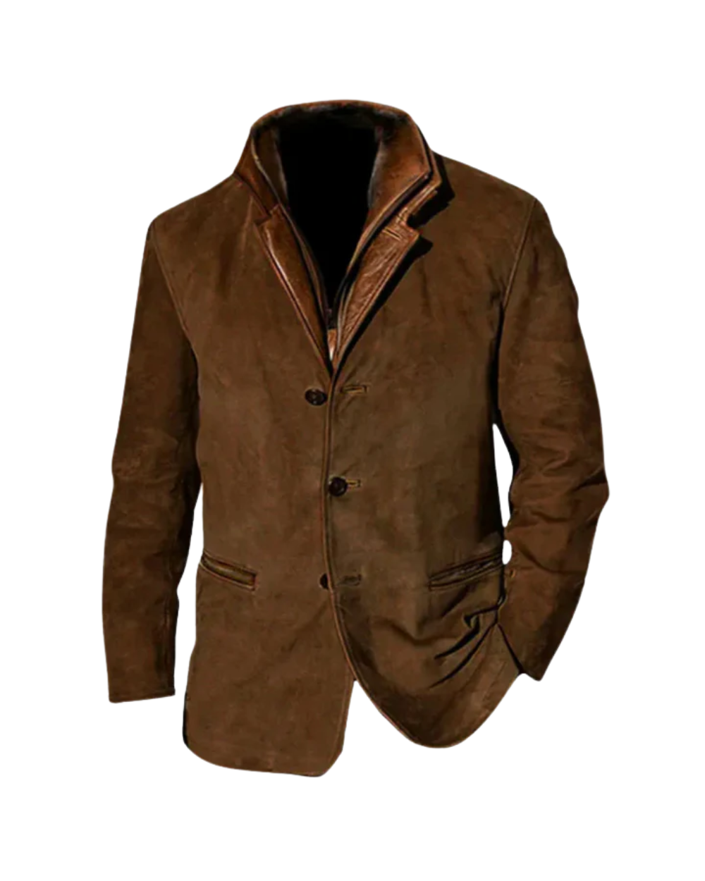 Veste blazer pour hommes – Veste en daim de luxe
